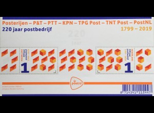 Niederlande 2019 Block 178 220 Jahre Postdienst Postbeförderung Postverkehr