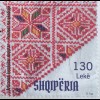 Albanien 2018 Nr. 3592-95 Albanisches Kunstwerk Stickereien Handarbeit Muster