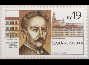 Tschechische Republik 2019 Nr. 1019 150. Geburtstag von Rudolf Jedlička