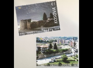Kosovo 2019 Nr. 451-52 Städte im Kosovo: Kaçanik Tourismus Burgruine 