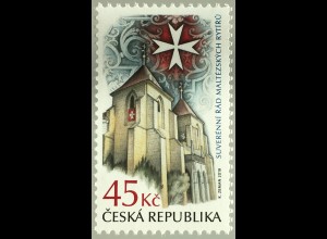 Tschechische Republik 2019 Michel Nr 1021 Souveräner Malteserorden Malteserkreuz