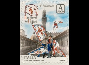 Italien Italy 2018 Nr. 4066 Fahnenschwinger von Florenz „Bandierai degli Uffizi“