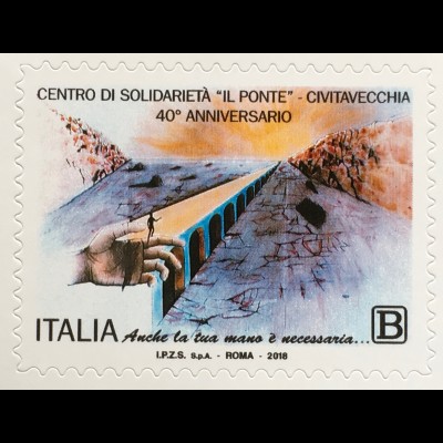 Italien Italy 2018 Nr 4072 Gemeinsinn Gemeinnützige Organisation Il Ponte