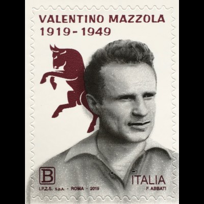 Italien Italy 2019 Nr. 4088 100. Geburtstag von Valentino Mazzola