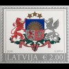 Lettland Latvia 2019 Neuheit Wappen Riga Freimarkenserie
