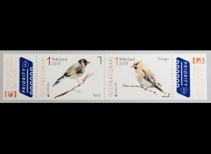 Niederlande 2019 Nr. 3814-15 Europaausgabe Einheimische Vogelarten Ornithologie
