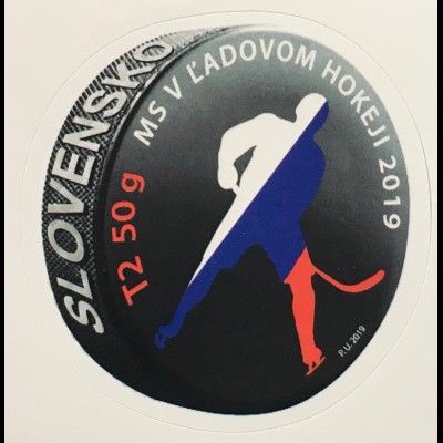 Slowakei Slovakia 2019 Nr. 871 Eishockey Eissport Eislaufen Ballsport