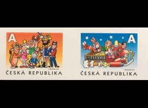 Tschechische Republik 2019 Nr. 1028-29 50 Jahre „Čtyřlístek“-Comics Comicfiguren