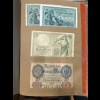 Banknotensammlung Reichsbanknoten aus den Jahren 1874-1923