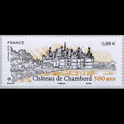 Frankreich France 2019 Nr. 7341 Schloß Chambord größtes Schloß des Loiretales
