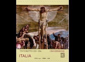 Italien Italy 2019 Nr 4105 Tintoretto berühmter Maler Gemälde mit Jesus am Kreuz