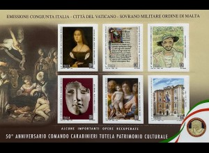 Italien Italy 2019 Nr. 4106-12 50 Jahre Kulturgüter der Polizei Gemeinschaft