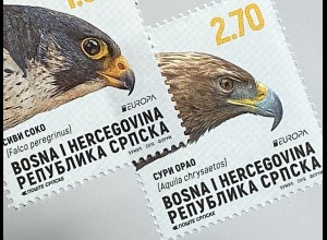 Bosnien Herzegowina Serbische Republik 2019 Nr. 788-89 A Europa Vogelarten