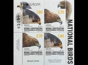 Bosnien Herzegowina Serbische Republik 2019 Nr. 788-89 DoDu Europa Vogelarten