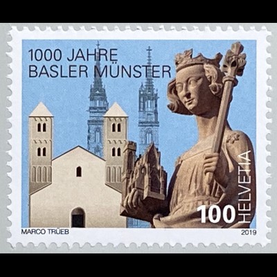 Schweiz 2019 Nr 2618 1000 Jahre Basler Münster Weihe Sakralbau Heinrichs Münster