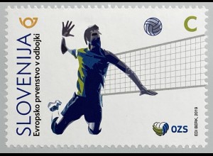 Slowenien Slovenia 2019 Nr. 1378 Volleyball Europameisterschaft Ballsport EM