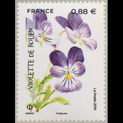 Frankreich France 2019 Nr. 7331 Veilchen Blumen Natur Flora 