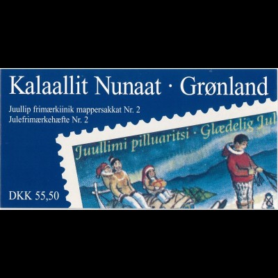 Grönland Prestige Markenheft Nr. 8 Weihnachten enthält H-Bl. 15-16