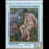 Serbien Serbia 2019 Nr 879-80 Museumsexponate Kunst Handwerk Bildhauerei Malerei