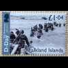 Falkland Inseln 2019 Nr. 1394-97 Landung in Normandie D-Day Zweiter Weltkrieg