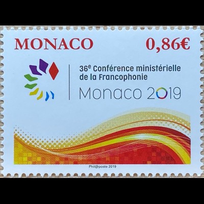 Monako Monaco 2019 Nr. 3447 36. Francophonie-Konferenz 