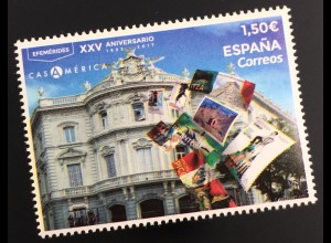Spanien España 2019 Michel Nr. 5372 25 Jahre Gründung des Amerikahauses