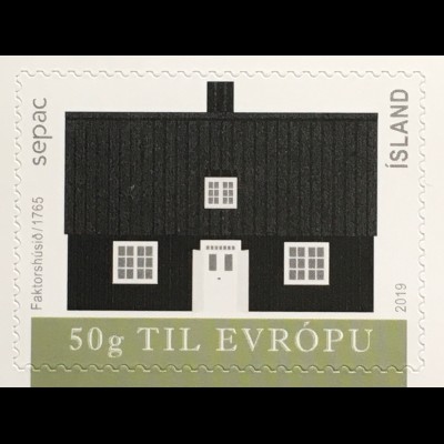 Island Iceland 2019 Nr. 1591 SEPAC: Alte Wohnhäuser Gemeinschaftsausgabe 