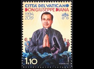 Vatikan Cittá del Vaticano 2019 Nr. 1964 25. Todestag von Giuseppe Diana Pfarrer