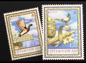 Vatikan Cittá del Vaticano 2019 Nr.1962-63 Europa Einheimische Vogelarten Birds
