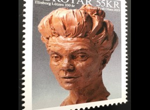 Dänemark Färöer 2019 Nr. 962 100. Geburtstag von Elinborg Lützen Bildhauer