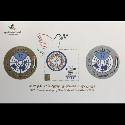 Palästina State of Palestine 2019 Block 80 G77 Präsidentschaft Chairmanship 