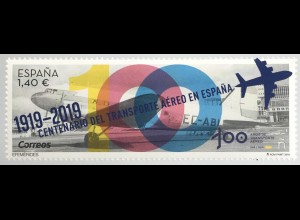 Spanien España 2019 Nr. 5379 100 Jahre Luftverkehr in Spanien