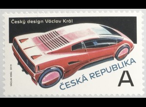 Tschechische Republik 2019 Nr. 1043 tschechisches Design: Václav Král Automobil