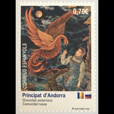 Andorra spanisch 2019 Nr. 487 Kult. Vielfalt in Andorra Russische Gemeinschaft