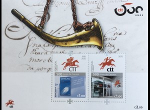 Portugal 2019 Block 451 Postbeförderung in Portugal Postverkehr Briefe schreiben