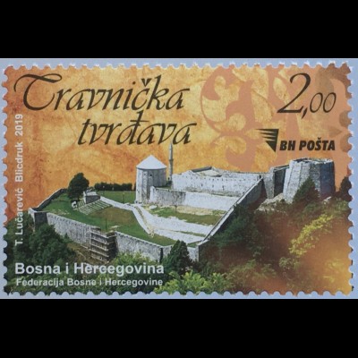 Bosnien Herzegowina 2019 Nr. 782 Kulturelles Erbe Festung Travnik