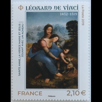 Frankreich France 2019 Nr. 7476 500. Todestag von Leonardo da Vinci