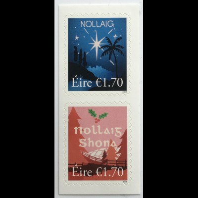 Irland 2019 Michel Nr, 2343-44 Weihnachten Christmas Natale Heilige Nacht