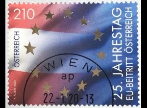 Österreich 2020 Nr 3500 Österreich feiert 25 Jahre EU-Beitritt Europäische Union