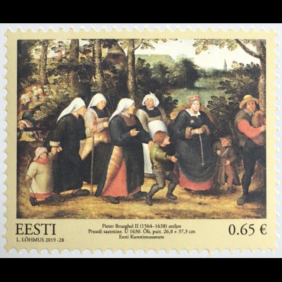 Estland EESTI 2019 Nr. 970 Schätze des Estonischen Kunstmuseums Gemälde Kunst