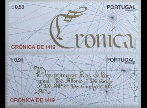 Portugal 2019 Nr. 4572-73 600 Jahre Chronik von 1419 Entdeckung Madeiras