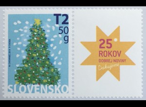 Slowakei Slovakia 2019 Nr. 887 Weihnachtsmarken Christmas Natale Christbaum