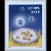 Litauen Lithuania 2019 Nr. 1318-19 Weihnachten Christmas Natale Tiere Schafe