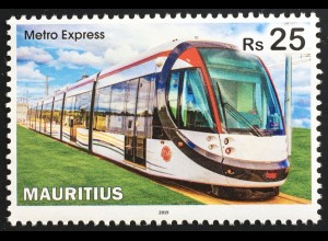 Mauritius 2019 Nr. 1216 Metro Express Nahverkehrssystem Eisenbahn Bahnstrecke