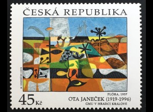 Tschechische Republik 2019 Nr. 1052 Kunstwerk von Ota Janeček Maler Grafiker