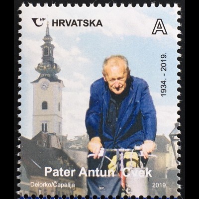 Kroatien Croatia 2019 Nr. 1430 Pater Antun Cvek Der gute Geist von Zagreb