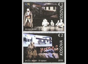 Kosovo 2019 Nr. 490-91 75 Jahre Folkloreverein „Agimi“.