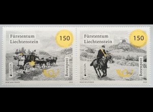 Liechtenstein 2020 Nr. 1971-72 Europa Botenpost Europacept Alte Postrouten 
