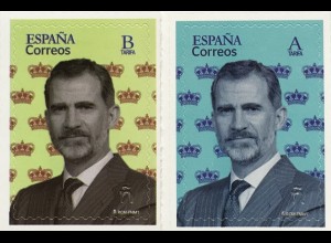Spanien España 2020 Nr. 5411-12 Freimarken: König Felipe VI. von Spanien
