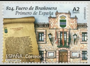 Spanien España 2020 Nr. 5413 1200 Jahre Stadtrecht für Brañosera